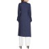 Long Kurti with bell sleeves- Blue Long Kurti with bell sleeves- Blue